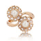 Bague 54 Bague ancienne duo marguerites perles diamants 58 Facettes 22-107