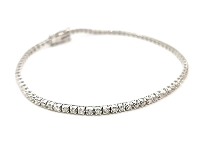 Bracelet Bracelet Ligne Or blanc Diamant 58 Facettes 1801633RV