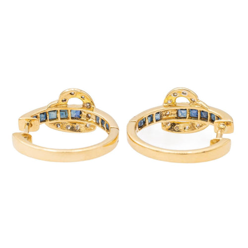 Boucles d'oreilles Boucles d'oreilles Créoles Or jaune Diamant 58 Facettes 2360817CN