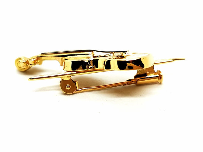 Broche Broche Violon Or jaune Diamant 58 Facettes 1969286CN