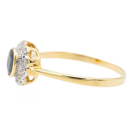 Bague 56 Bague Or jaune Saphir 58 Facettes 578376CD