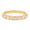 Bague 53 Bague demi alliance Or jaune Diamant 58 Facettes 2405914CN