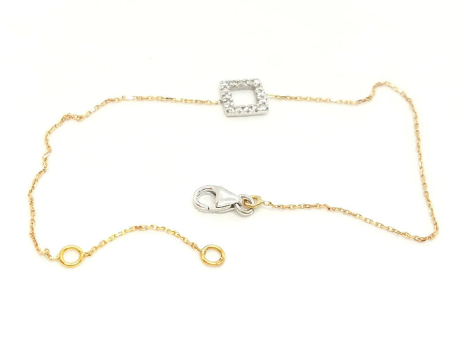 Bracelet Bracelet Graphique Or blanc Diamant 58 Facettes 579181RV