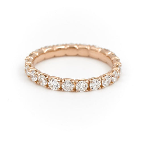 Bague 55 Bague Alliance Or rose Diamant 58 Facettes 2203311CN