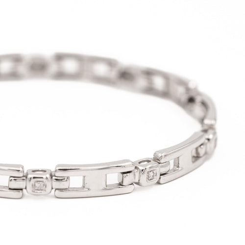 Bracelet Bracelet Or blanc diamant 58 Facettes 2360855CN