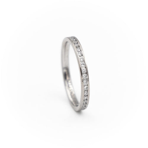 Bague 53 Mauboussin Bague Alliance Or blanc Diamant 58 Facettes 1783262CN