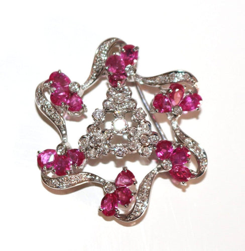 Broche Broche Diamants Rubis 58 Facettes 137