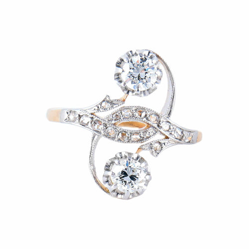 Bague 53 Bague Toi & Moi Diamants 58 Facettes