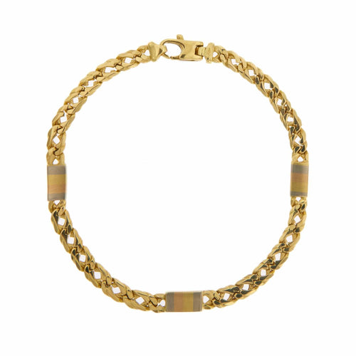 Bracelet Bracelet homme plaques 3 ors 58 Facettes 26762