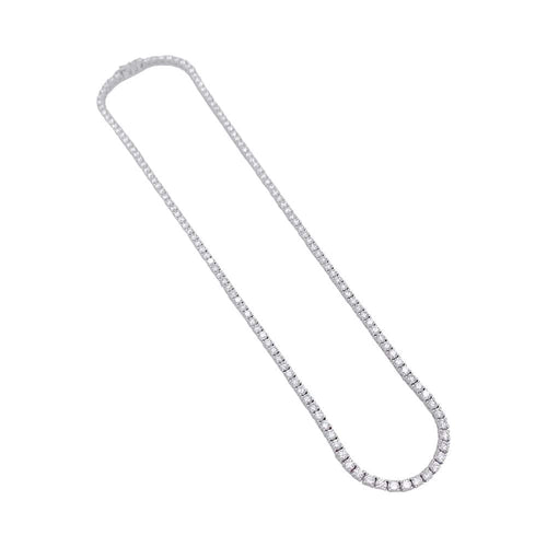 Collier Collier rivière or blanc, diamants. 58 Facettes 32712