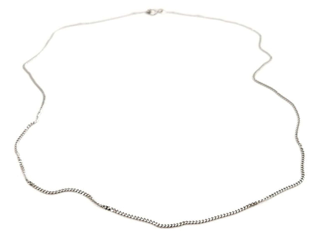Collier Collier Maille gourmette Or blanc 58 Facettes 1639541CN