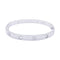 Bracelet Bracelet Cartier, "Love", or blanc et diamants. 58 Facettes 32615