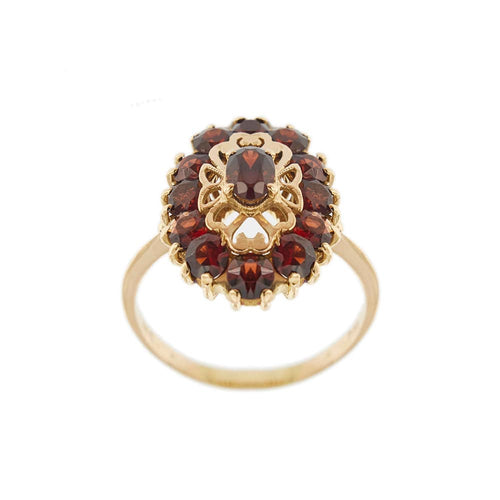 Bague 57 Bague grenats 58 Facettes 28591