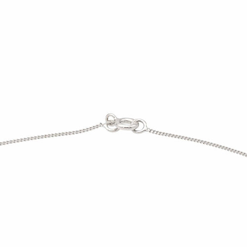 Collier Collier Chaîne + pendentif Or blanc Diamant 58 Facettes 578624CD