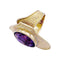 Bague 53 Bague or jaune et améthyste. 58 Facettes 32360