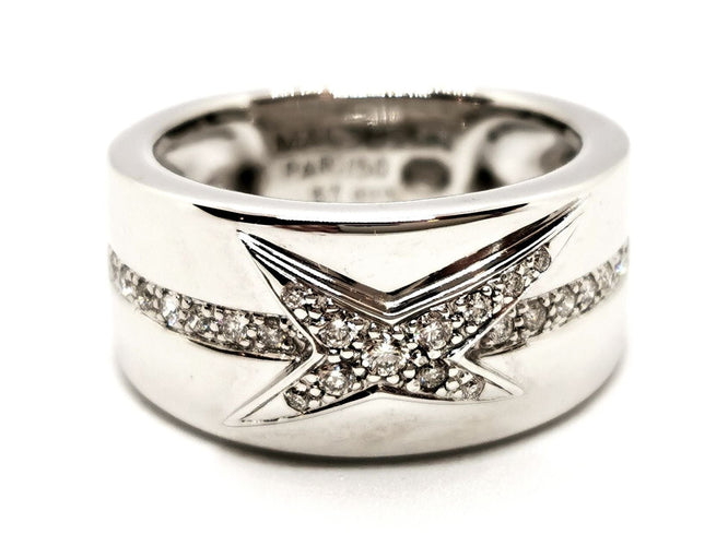 Bague 54 Mauboussin Bague Etoile étoile divine Or blanc Diamant 58 Facettes 1561206CN