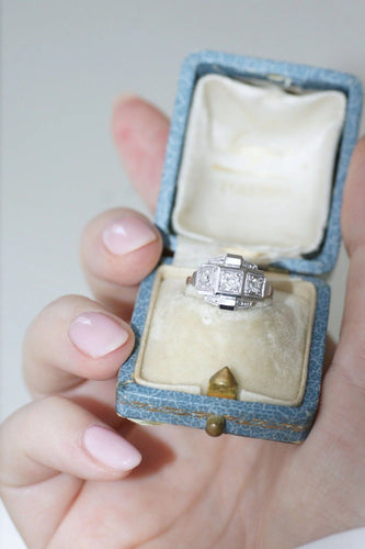 Bague Bague Art Déco diamants 58 Facettes