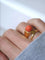 Bague Bague clou or et corail 58 Facettes