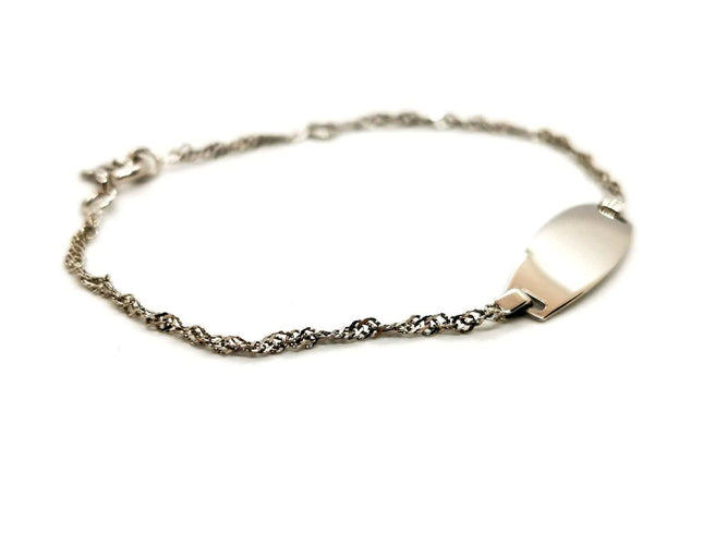 Bracelet Bracelet Gourmette Or blanc 58 Facettes 1152867CD
