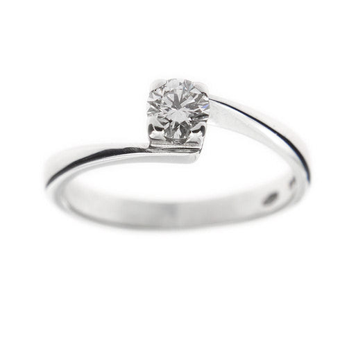 Bague 50 CHIMENTO - Bague solitaire diamant 0,29 ct 58 Facettes 17757