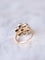 Bague Bague de fiançailles marguerite ancienne, or, argent et diamants 58 Facettes