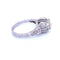 Bague 55 Bague de fiançailles diamant Art Déco 58 Facettes