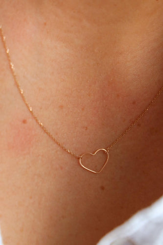 Collier Collier Coeur Vanrycke Or rose 58 Facettes 1831840CN