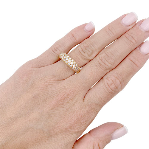 Bague 51 Bague Cartier, "Mimi", or jaune, diamants. 58 Facettes 33054
