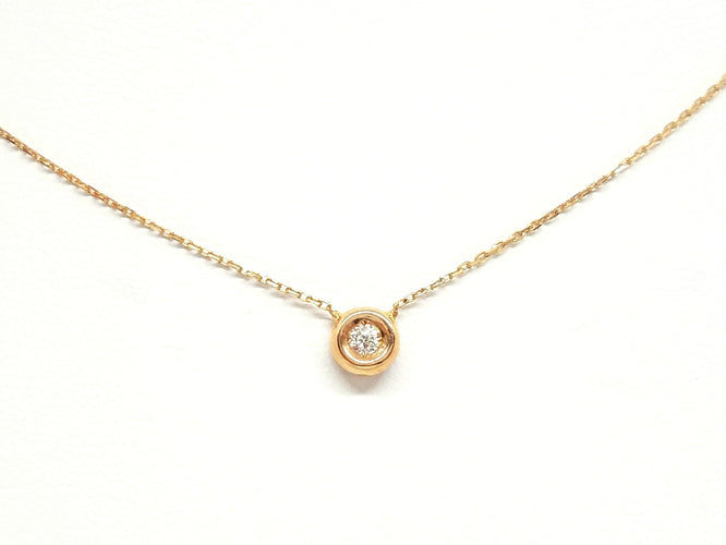 Collier Collier Or rose Diamant 58 Facettes 578951RV