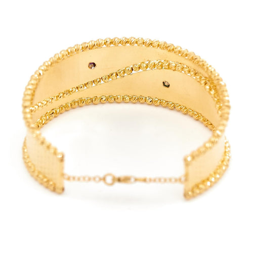 Bracelet Bracelet Manchette Or jaune 58 Facettes 2053072CN