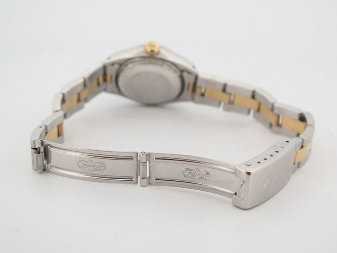 Montre vintage montre ROLEX lady datejust 26 mm or et acier automatique 58 Facettes 256117