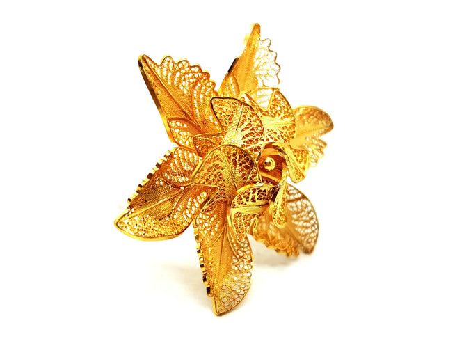 Broche Broche Fleur Or jaune 58 Facettes 1732134CN