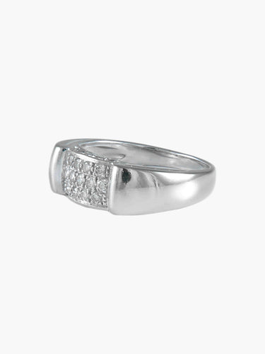 Bague Or Blanc / Diamants / 55 BAGUE "JOY" OR & DIAMANTS 58 Facettes BO/220020 NSS