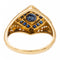 Bague 53 Bague Chevalière Or jaune Saphir 58 Facettes 2360844CN
