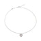 Collier Collier Poiray, "Coeur secret", or blanc et diamants. 58 Facettes 31130