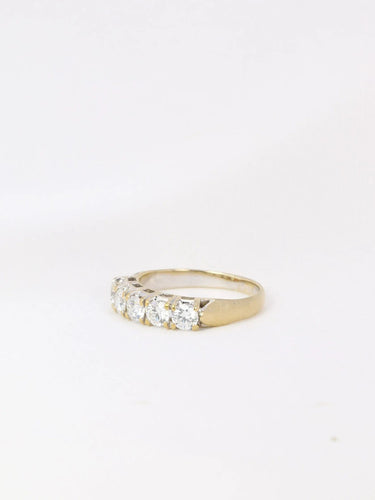 Bague Bague jarretière diamants 0,75 ct 58 Facettes J105