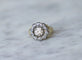 Bague Bague marguerite or, argent, diamants 58 Facettes