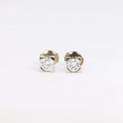 Boucles d'oreilles Puces d’oreilles diamants 58 Facettes 786