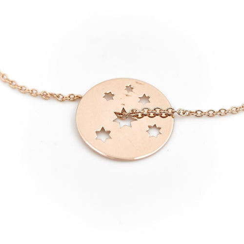 Bracelet Ginette NY Bracelet Milky Way Mini Disc Or rose 58 Facettes 2203302CN