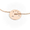 Bracelet Ginette NY Bracelet Milky Way Mini Disc Or rose 58 Facettes 2203302CN