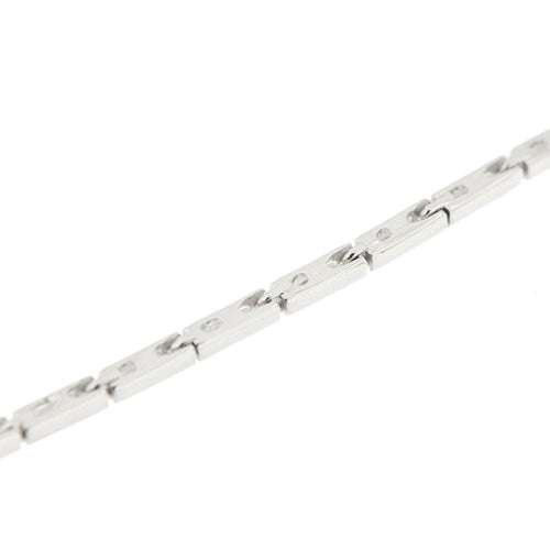 Collier Collier Or blanc Diamants 58 Facettes 32630