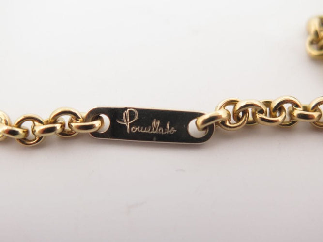 Collier collier POMELLATO orsetto 2 oursons en or jaune 18k 58 Facettes 254103