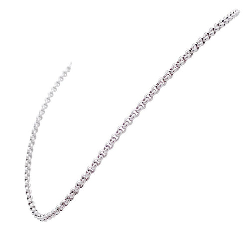 Collier Chaine Chopard en or blanc. 58 Facettes 32887