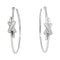 Boucles d'oreilles Boucles d'oreilles Chaumet "Jeux de Liens" en or blanc et diamants. 58 Facettes 31058