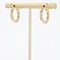 Boucles d'oreilles Boucles d'oreilles créoles or jaune 58 Facettes APEB1