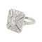 Bague 55 Bague en or blanc et diamants. 58 Facettes 31153