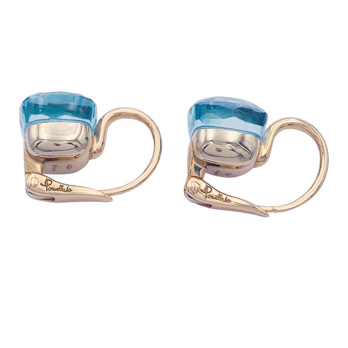 Boucles d'oreilles Boucles d'oreilles Pomellato, "Nudo Classic" topaze bleue, deux ors. 58 Facettes 32850