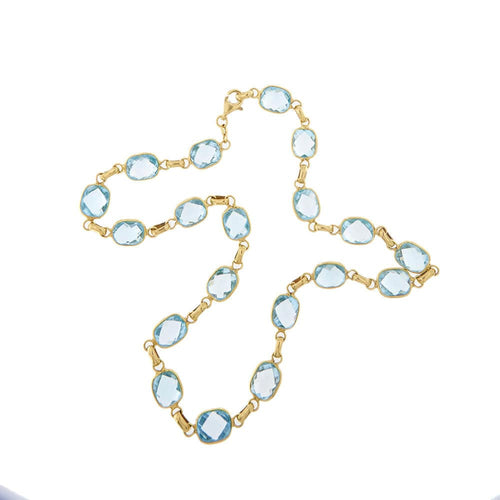 Collier Collier Or jaune Topaze 58 Facettes 35053