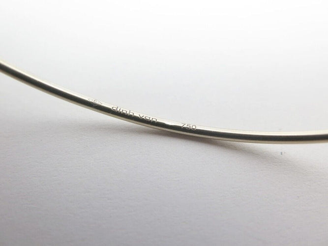 Bracelet bracelet DINH VAN serrure 334101 en or blanc 18k 5.9gr 17 cm 58 Facettes 246769