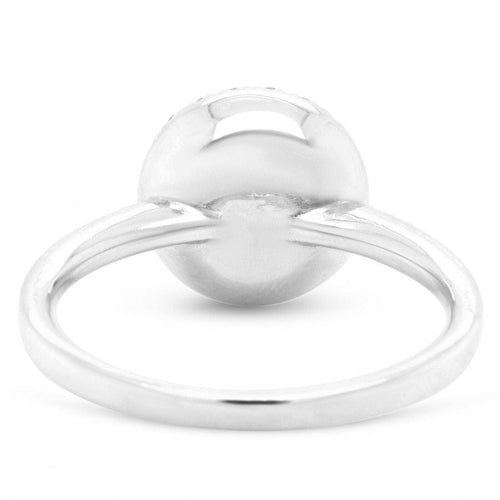 Bague 54 Bague or blanc diamants 58 Facettes 31E01361